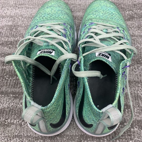 Size 7.5 Nike Train Unltrafast Flyknit Shoes Enamel Green 843694 300 main image 6
